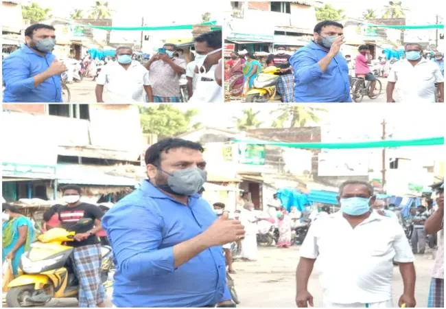 cuddalore district collector peoples masks coronavirus prevention